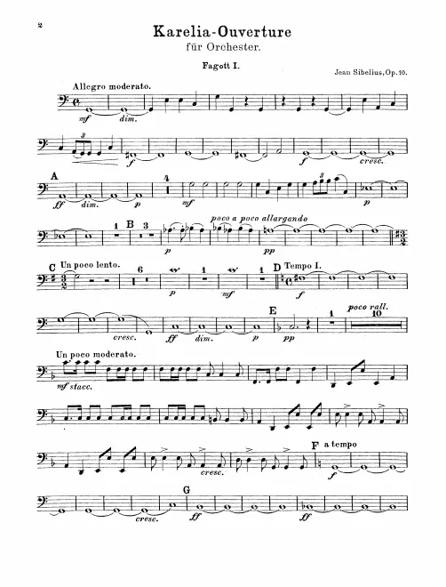 Bassoon 1, 2