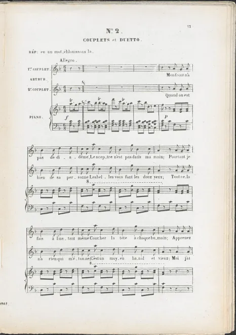No.2 Couplets et Duetto