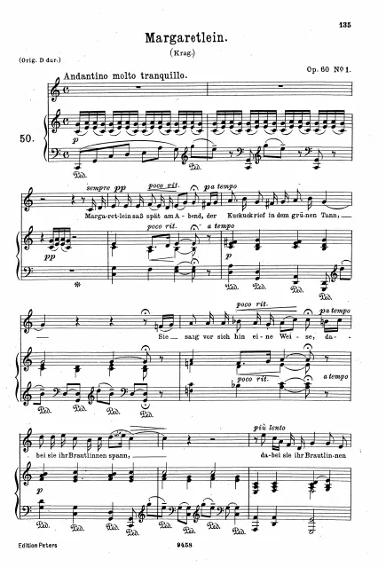 Complete Score (low voice, C major)