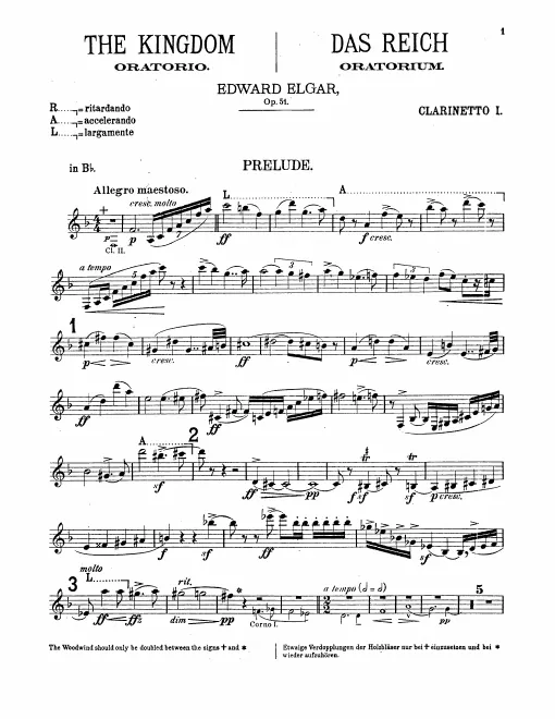 Clarinet 1 (B♭)
