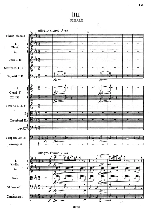 3. Finale: Allegro vivace