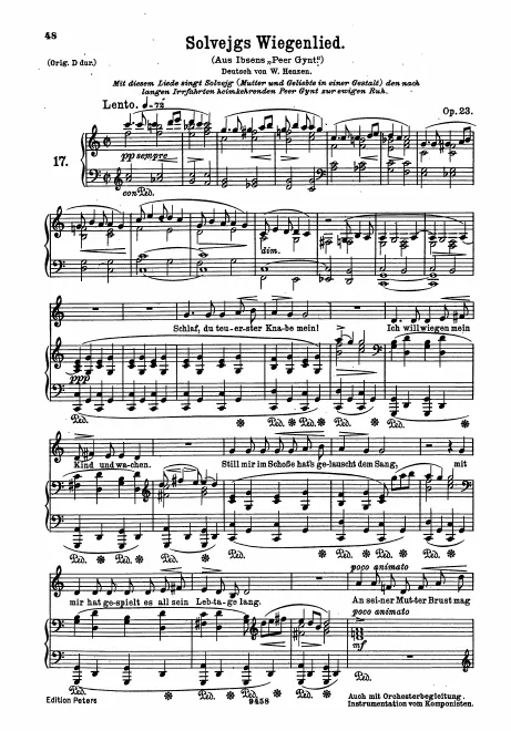 Complete Score (transposed down to C major)