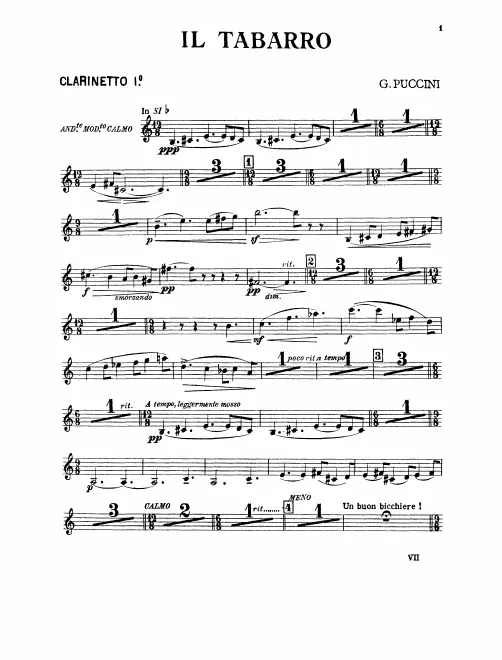 Clarinet 1 (B♭)