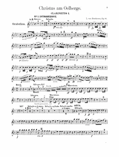 Clarinet 1, 2 (B♭)