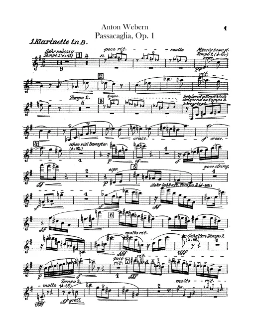 Clarinet 1, 2, Bass Clarinet (B)
