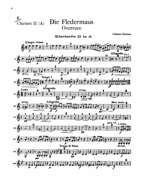 Clarinet 2 (A/B♭/C)