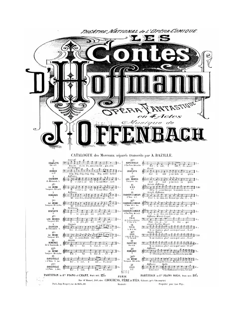 No.8, Couplets: "Une poupée aux yeux d'émail"