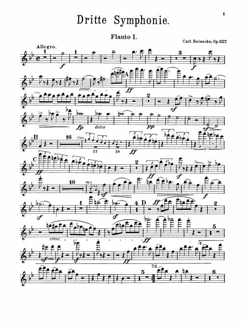 Flute 1, 2