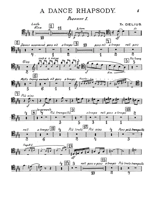 Trombone 1, 2, 3, Tuba