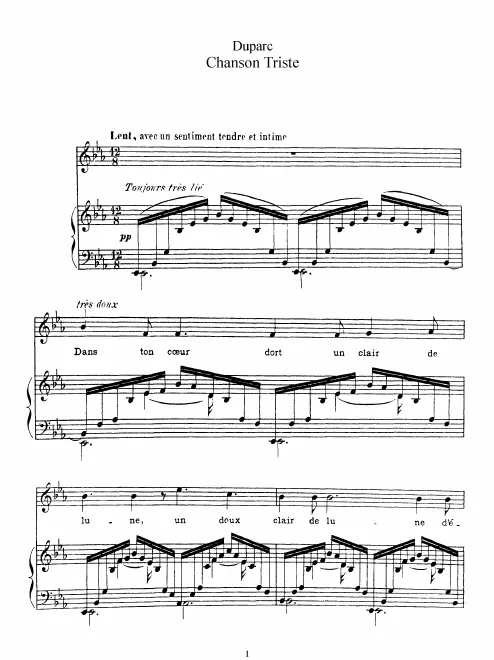 Complete Score (Original key, high voice)