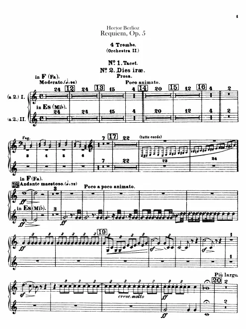 Brass Orchestra II: Trumpets 1 (2 in F, D, E) / 2 (2 in E♭, D, E)