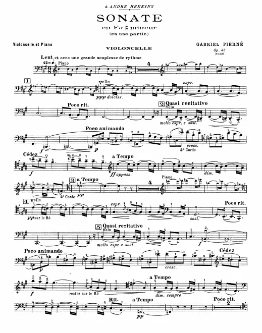Complete Score and Cello Part