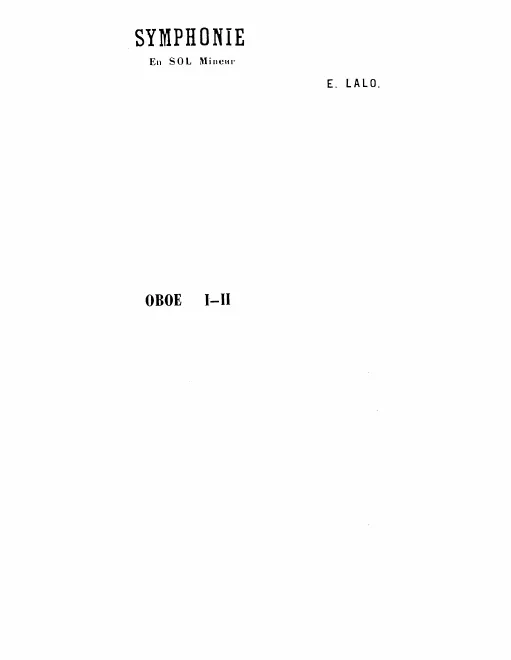 Oboe 1/2