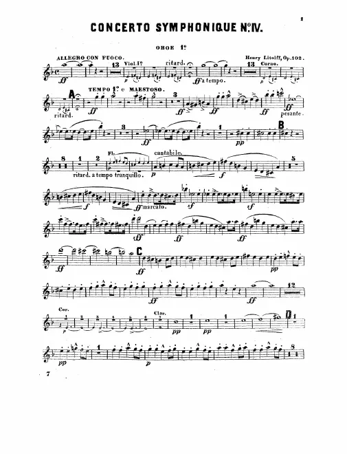 Oboe 1, 2