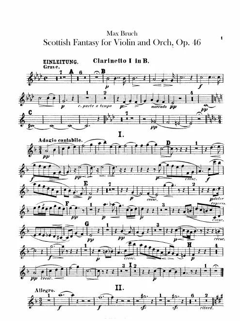 Clarinet 1, 2 (B♭)