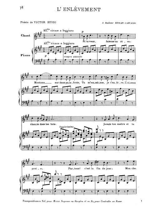 Complete Score (A major)