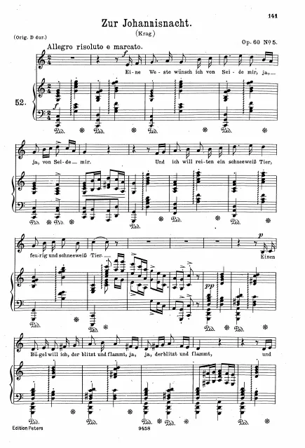 Complete Score (low voice, C major)