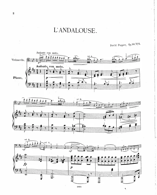 Complete Score and Cello Part