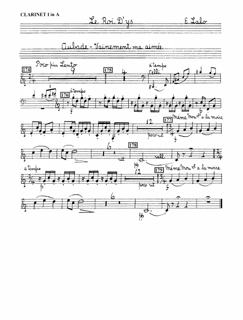 Clarinet 1/2 (A)