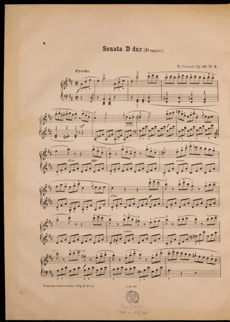 3. Presto - Piano Score