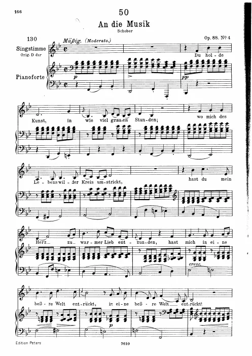 Complete Score (Low Voice, transposed to B♭ major)