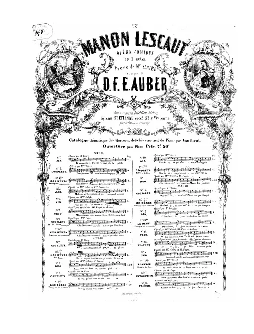 No.13, Air: "Ô bonheur, ô jour" (Act III, No.12c)