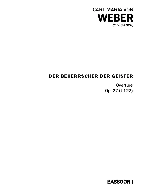 Bassoon 1, 2