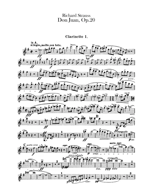 Clarinet 1 (A/B♭)