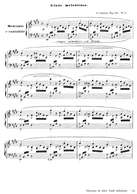 3. Étude mélodieuse