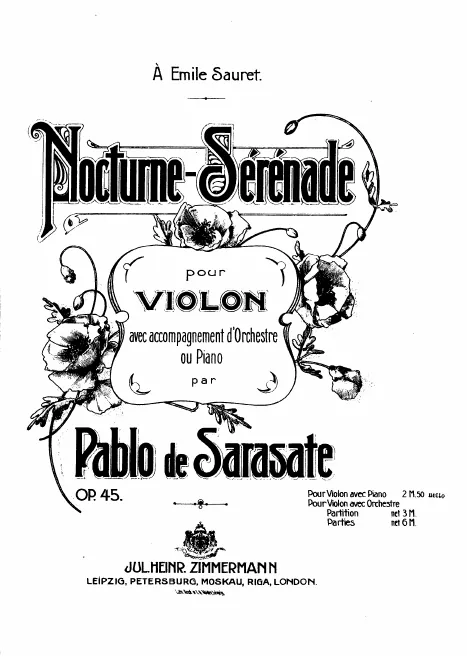 Violin and Piano Score
