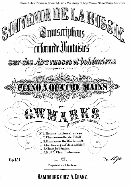 1. Hymne Nationale Russe de Lvoff