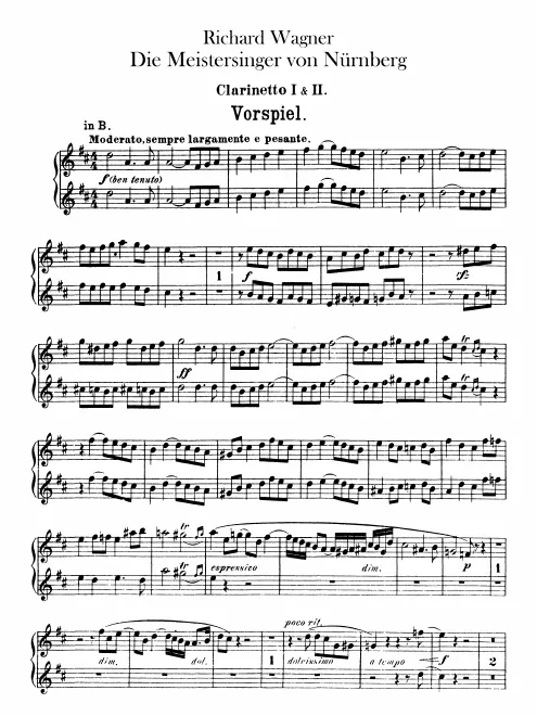 Clarinet 1/2 (B♭)