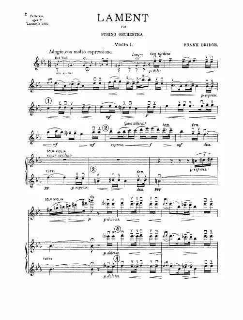 Violins I