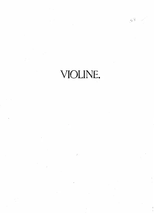 Violin part