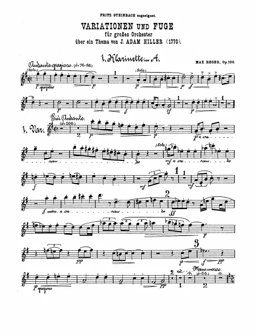 Clarinet 1, 2 (A)