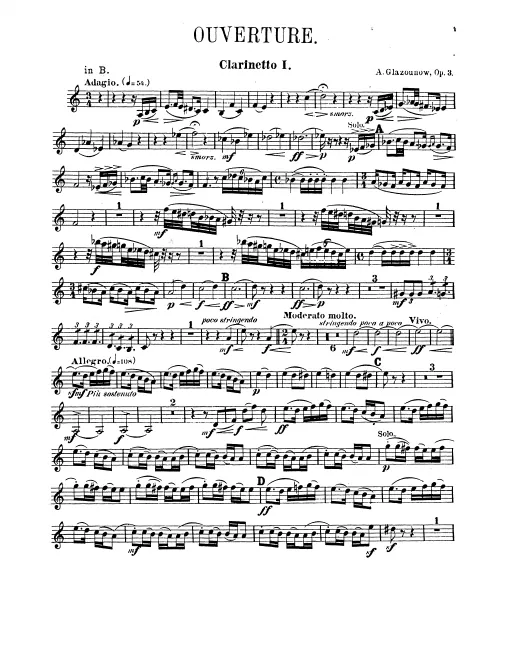 Clarinet 1, 2 (B/A)
