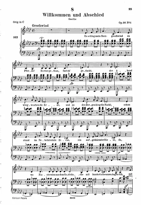 Complete Score (Medium Voice, transposed to A♭ major)