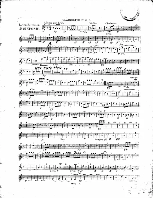 Clarinet 1, 2 (B♭/C)