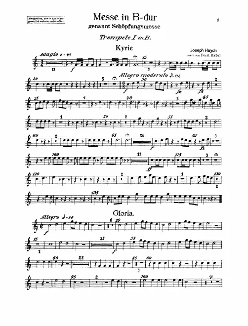Trumpet 1, 2 (B♭)