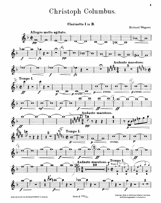 Clarinet 1 (B♭)