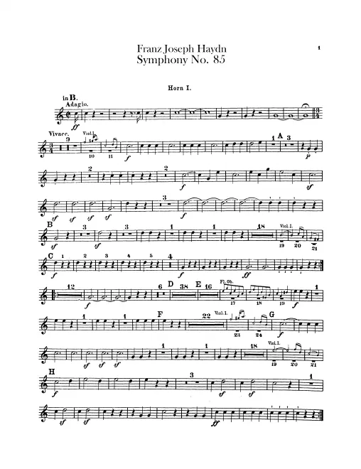 Horn 1, 2 (B♭/E♭)