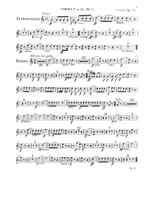 Horn 1, 2 (E♭)