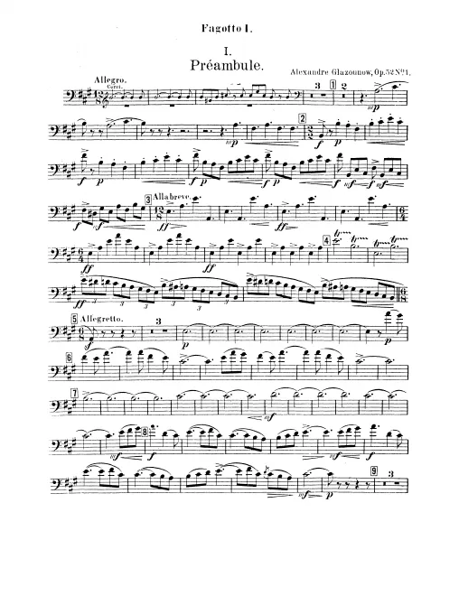 Bassoon 1, 2