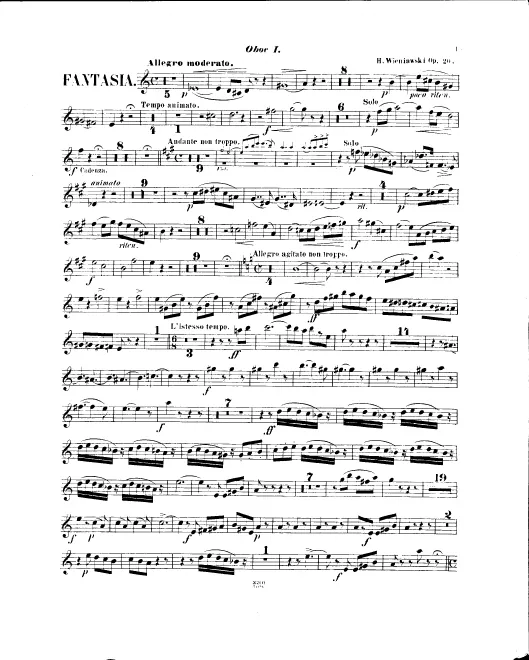 Oboe 1, 2