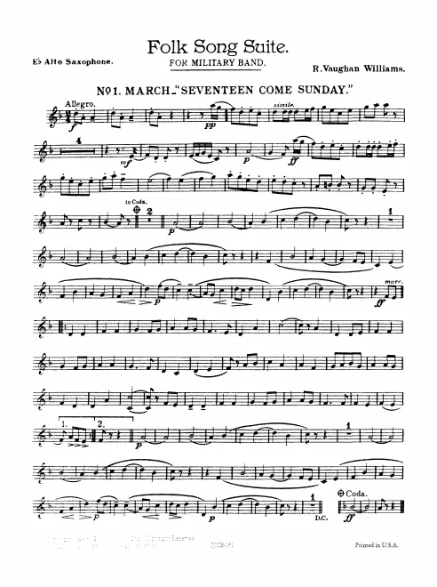 Alto Sax (E♭), Tenor Sax (B♭), Baritone Sax (E♭)