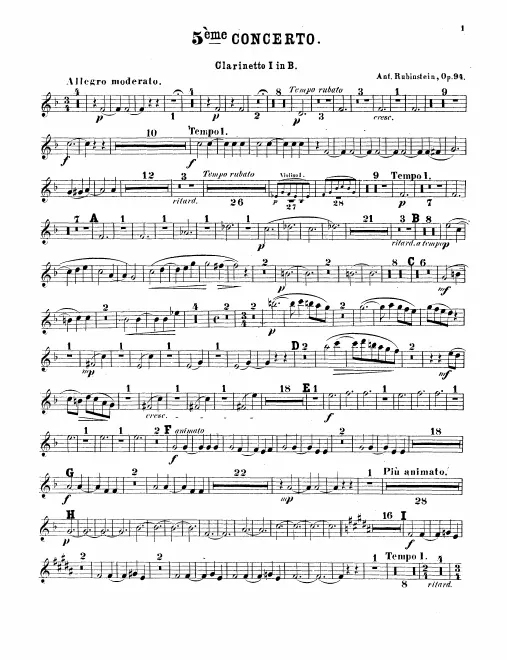 Clarinet 1, 2 (B)