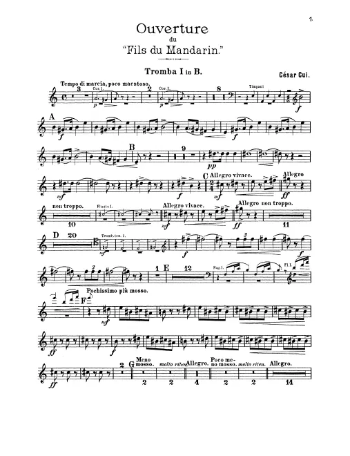 Trumpet 1, 2 (B♭)