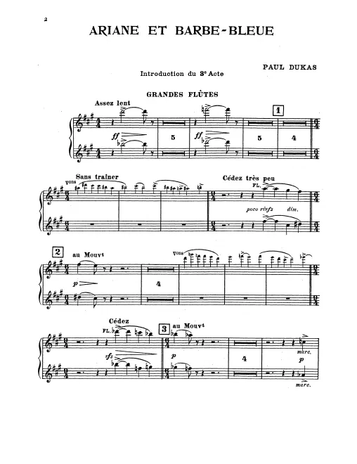 Flute 1/2, 3