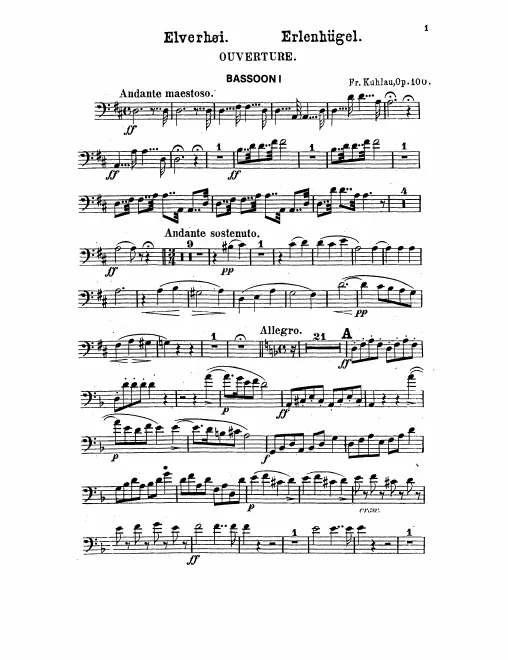 Bassoon 1, 2