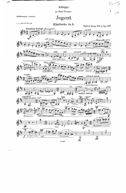 Clarinet (in A)